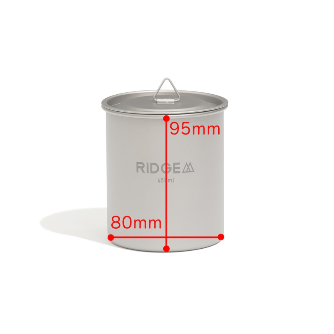 RIDGE / Titanium Mug 450ml