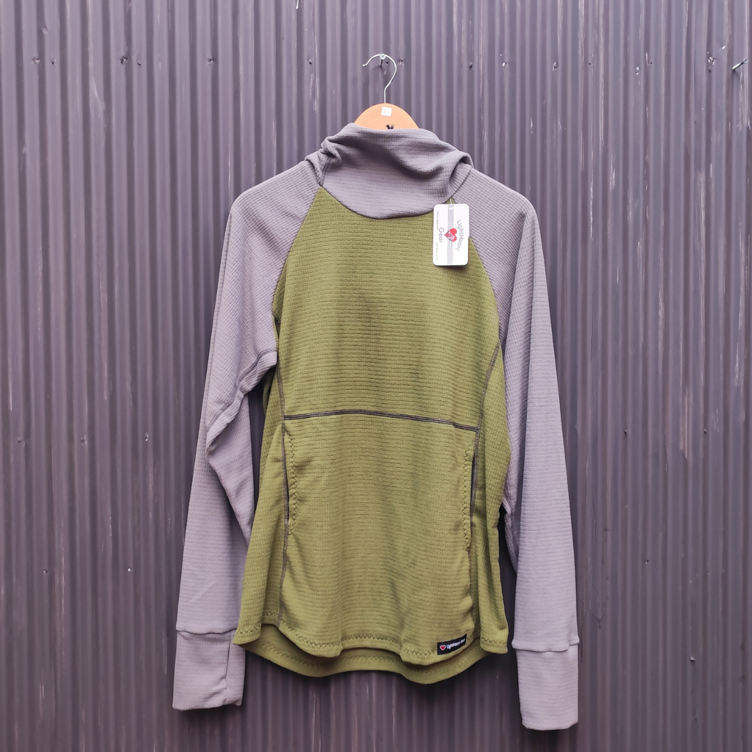 LightHeart Gear Women's Microgrid Fleece Hoody / ライトハートギア　ウィメンズ　マイクログリッドフリース　フーディ