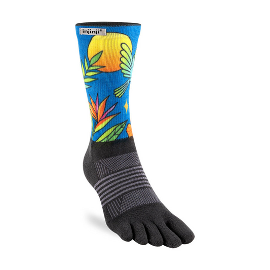 injinji / インジンジ W's アーティストデザイン トレイルミッドウエイトクルー