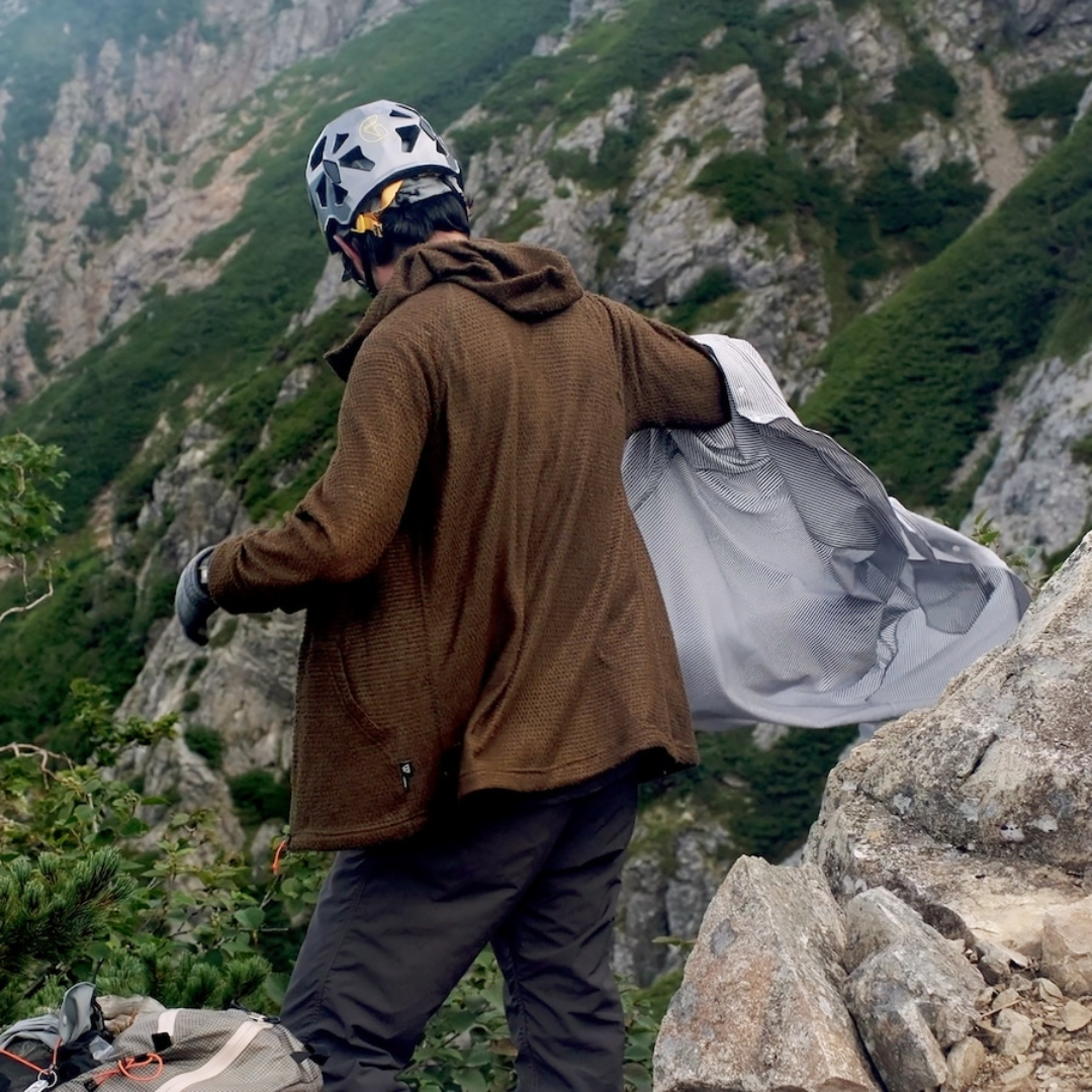 RIDGE Women Alpha Full Zip Hoodie / リッジマウンテンギア　ウィメンズ　アルファ　フルジップフーディー