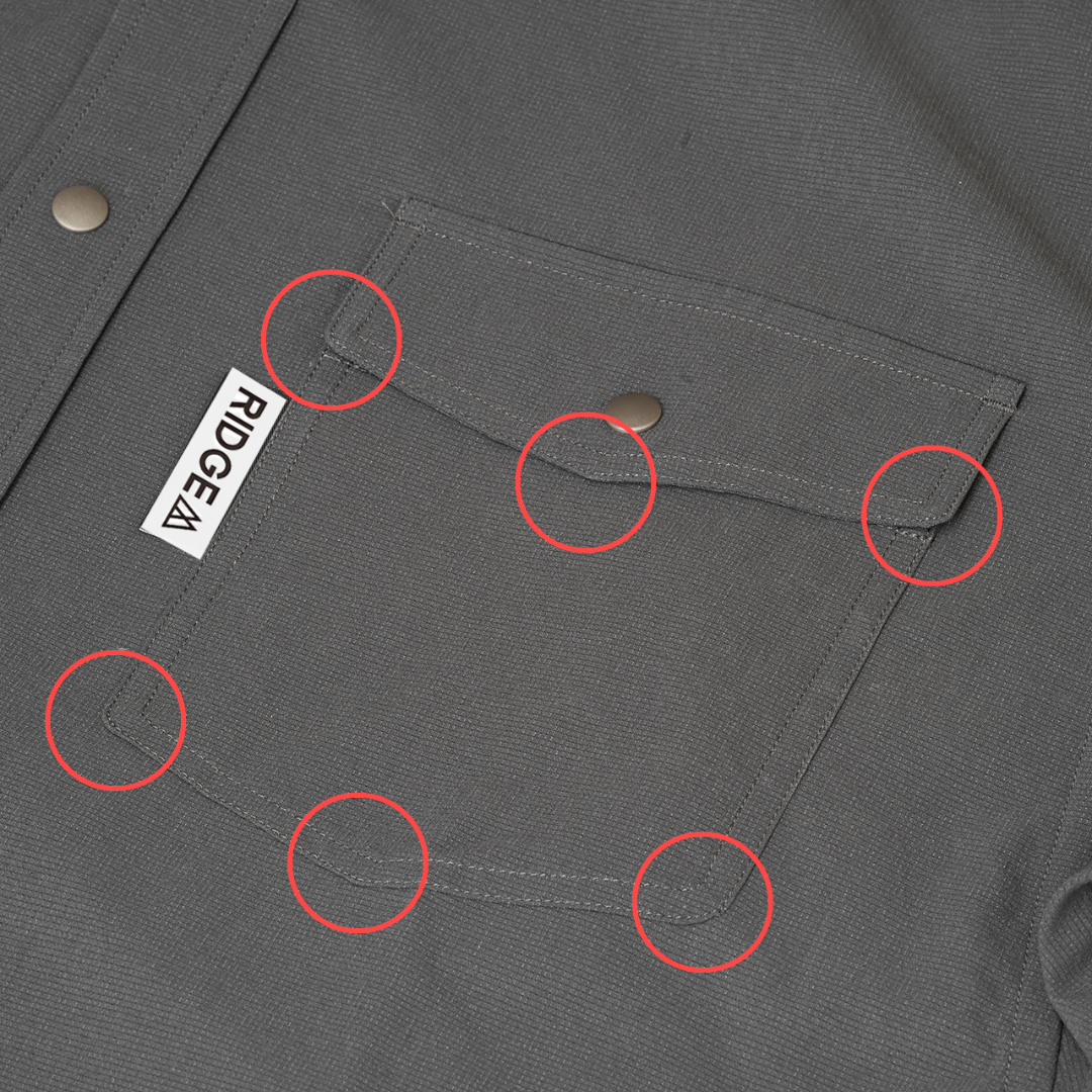 RIDGE / Women Basic Short Sleeve Shirt