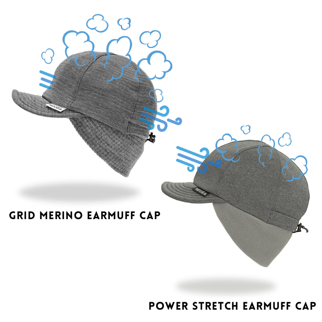 RIDGE / Power Stretch Earmuff Cap