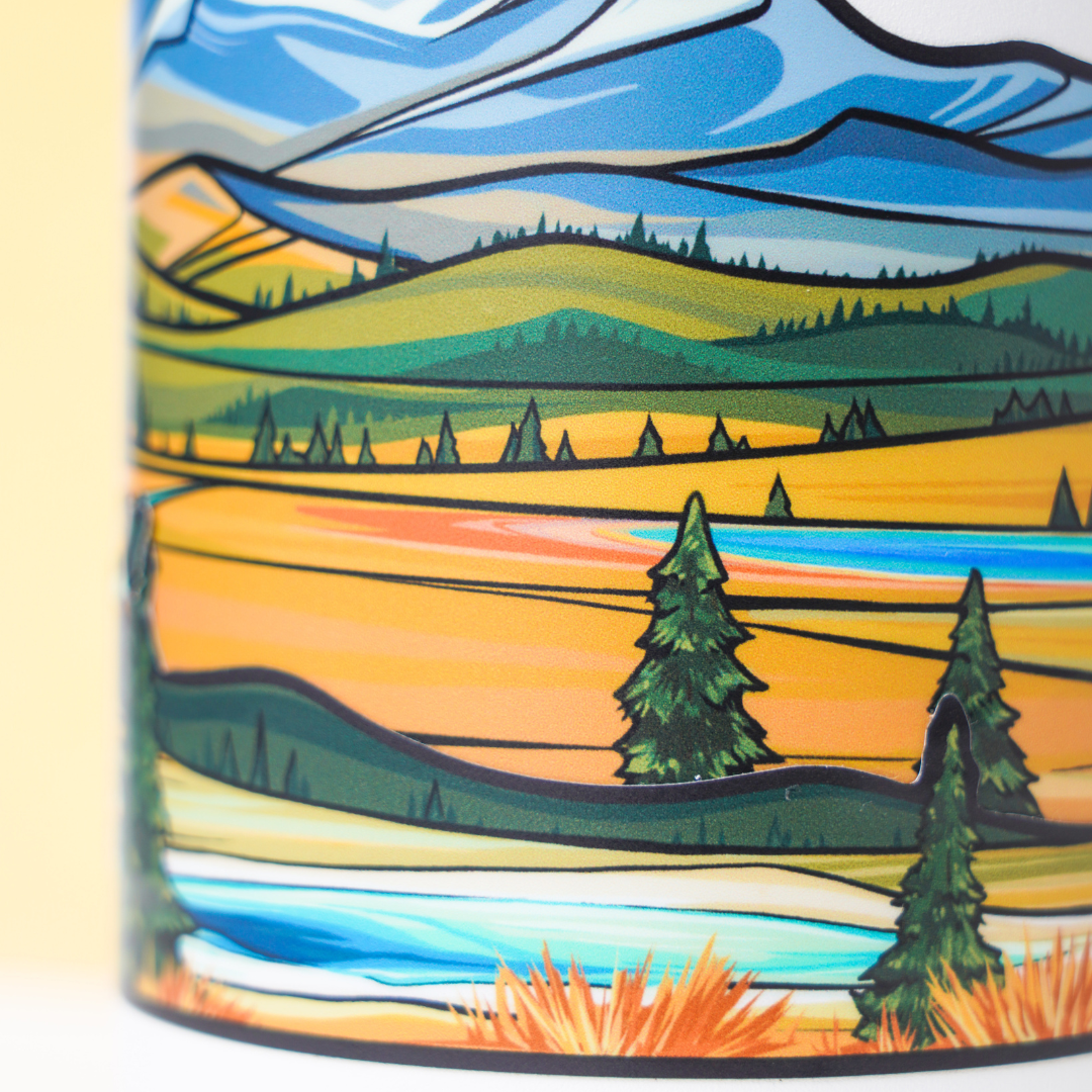 00. Yellowstone National Park Infinity Sticker