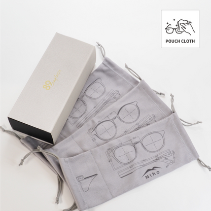 Niho NH-101 COL.1 / ウェリントン型 偏光サングラス（マットブラックフレームxレッドシャドウミラーレンズ）