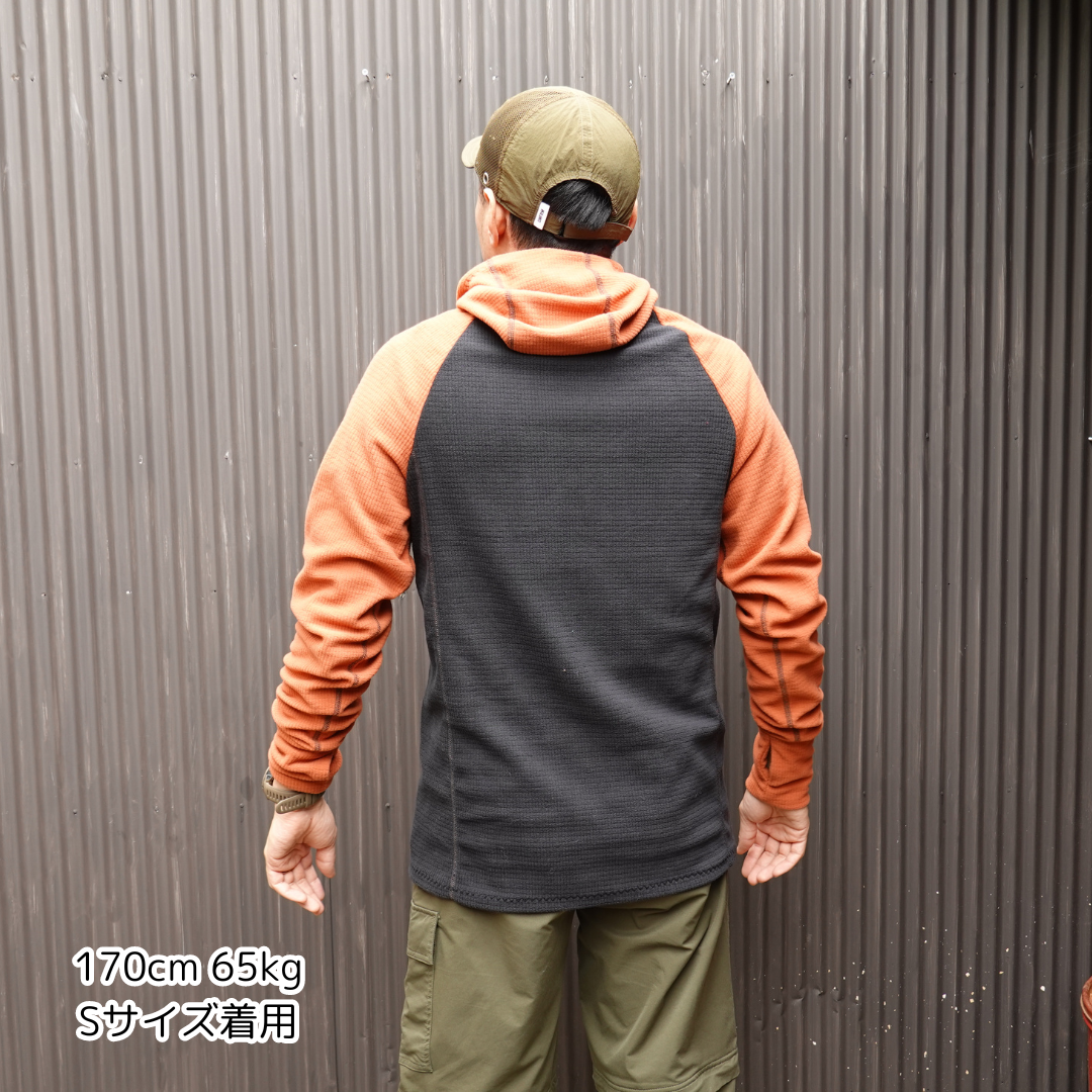 LightHeart Gear Men's Microgrid Fleece Hoody / ライトハートギア　メンズ　マイクログリッドフリース　フーディ