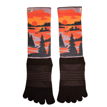 injinji / インジンジ W's アーティストデザイン トレイルミッドMWクルー