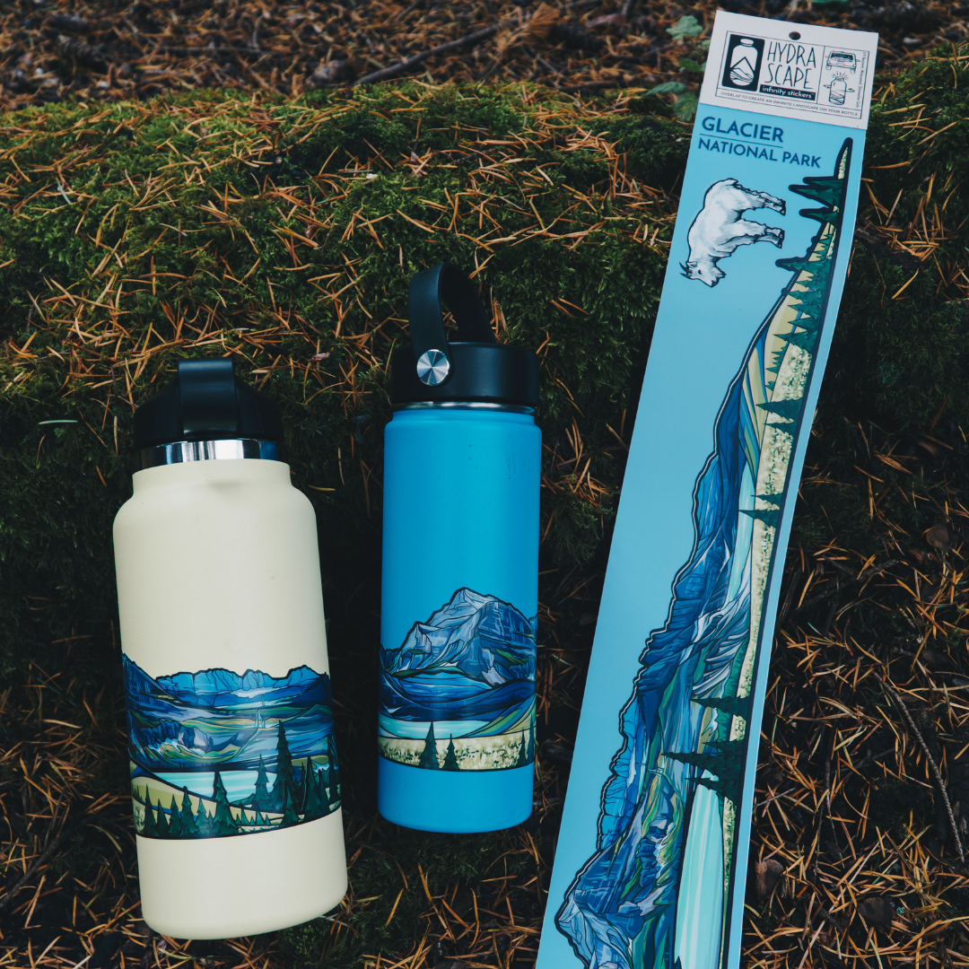 00. Glacier National Park Infinity Stickers