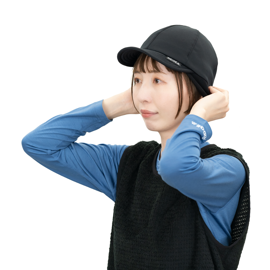 RIDGE / Power Stretch Earmuff Cap
