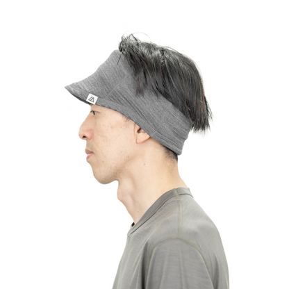 RIDGE / Grid Merino Long Neck Gaiter