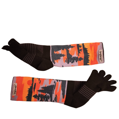 injinji / インジンジ W's アーティストデザイン トレイルミッドMWクルー