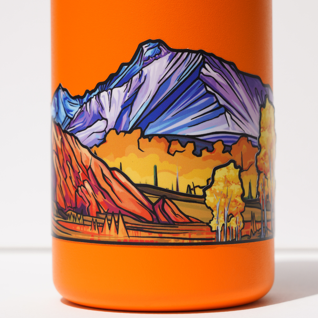 00. Flatirons &amp; Longs Peak National Park Infinity Stickers