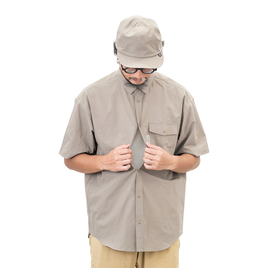 RIDGE / Women Basic Short Sleeve Shirt