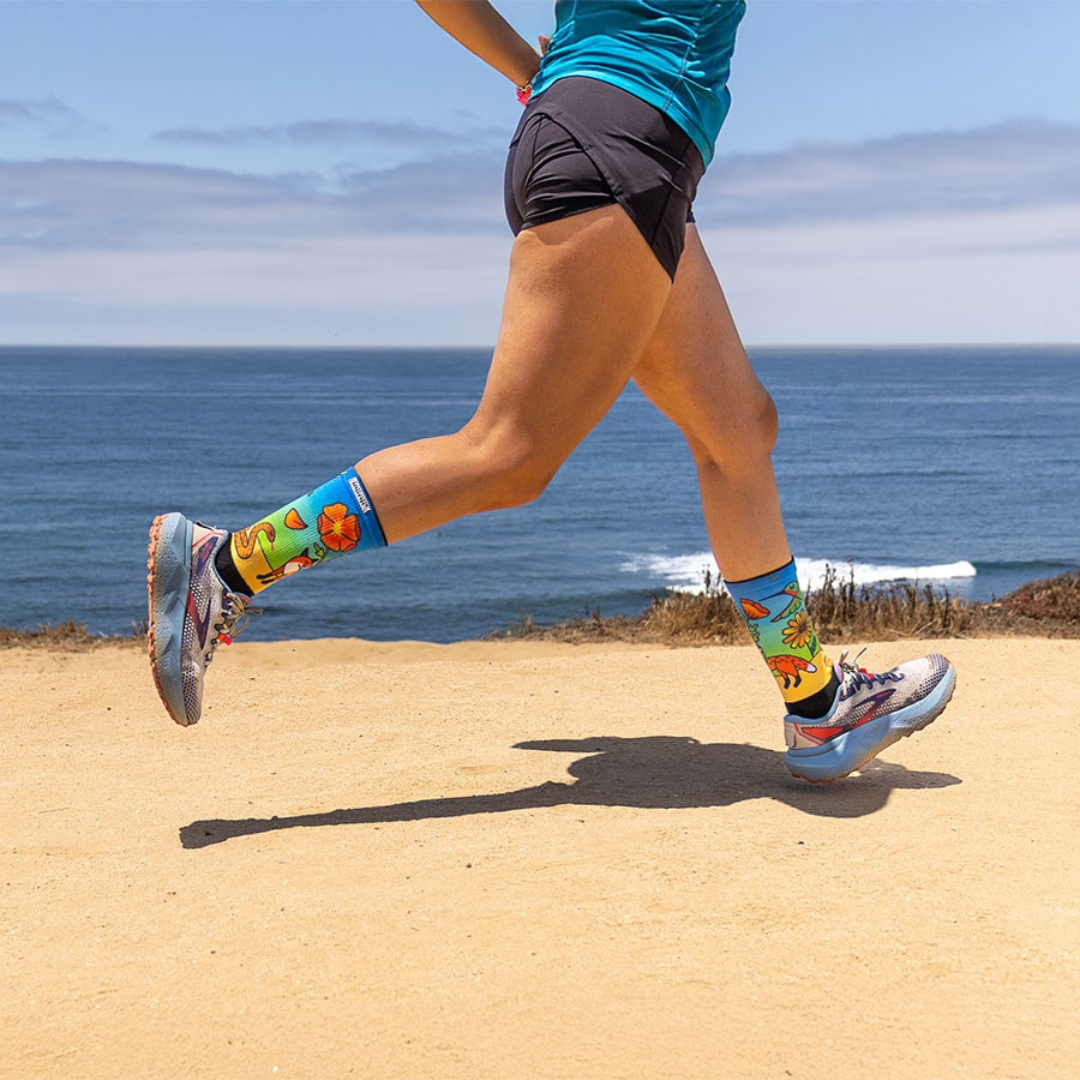 injinji / インジンジ W's アーティストデザイン トレイルミッドウエイトクルー