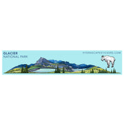 01. Glacier National Park Miniscape Sticker / グレイシャー国立公園　ミニスケープステッカー