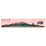 01. Grand Teton National Park Miniscape Sticker / グランドティトン国立公園　ミニスケープステッカー