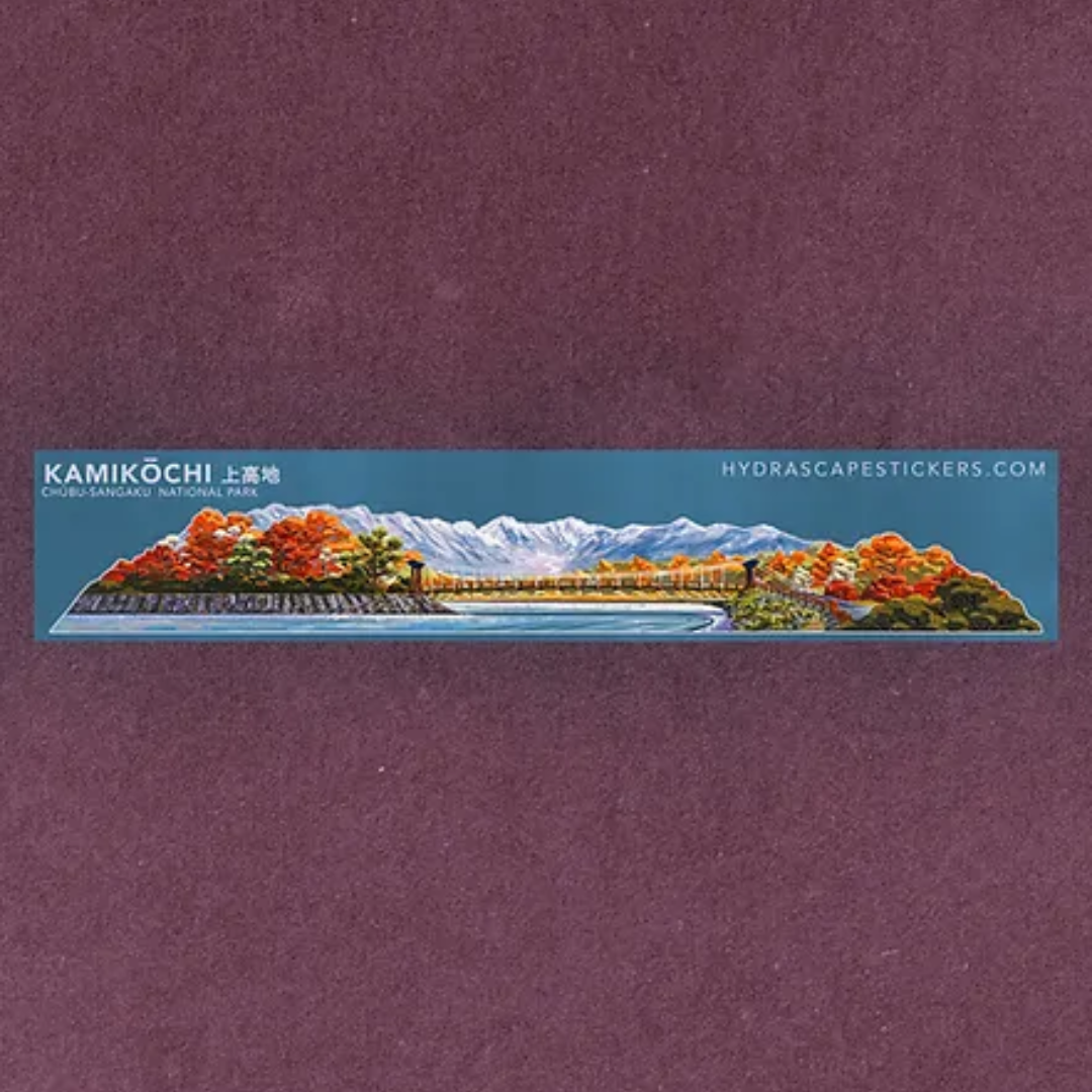 01. Kamikochi Miniscape Sticker / 上高地　ミニスケープステッカー