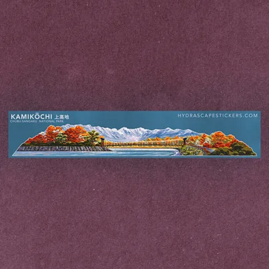 01. Kamikochi Miniscape Sticker / 上高地　ミニスケープステッカー