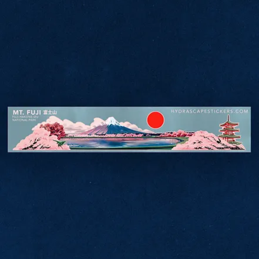 01. Mt. Fuji Miniscape Sticker / 富士山　ミニスケープステッカー