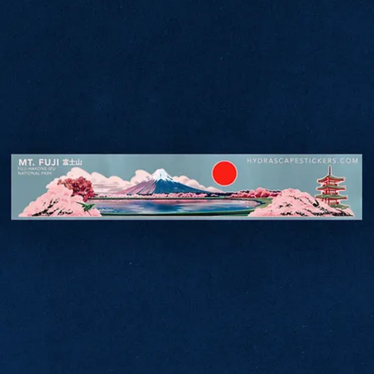 01. Mt. Fuji Miniscape Sticker / 富士山　ミニスケープステッカー