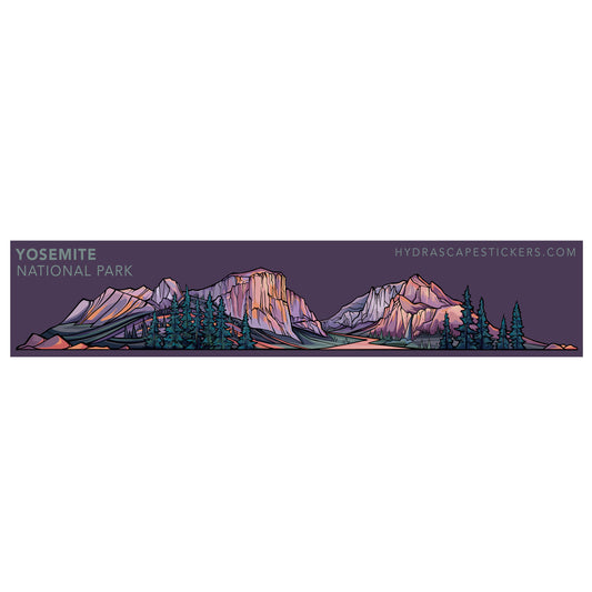 01. Yosemite National Park Miniscape Sticker / ヨセミテ国立公園　ミニスケープステッカー